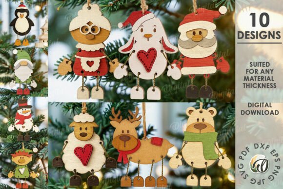 Download Christmas Characters Ornaments Bundle - Premium Bundle
